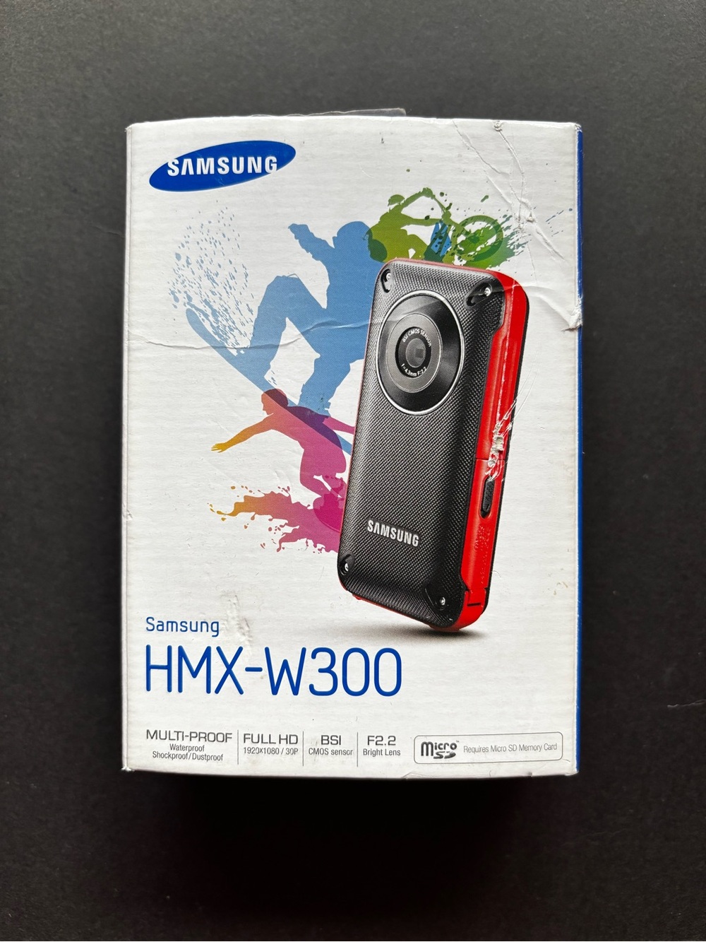 Samsung HMX-W300 Waterproof Full HD Pocket Camcorder | Open Box